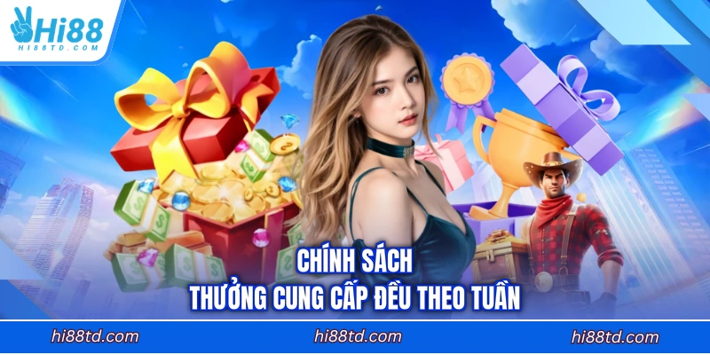 Chính sách thưởng cung cấp đều theo tuần