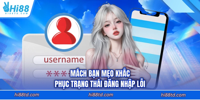 Mách bạn mẹo khắc phục trạng thái đăng nhập lỗi