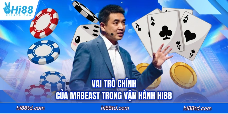 Vai trò chính của MrBeast trong vận hành HI88